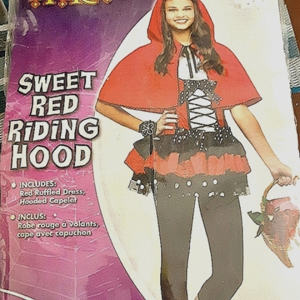 Spirit of Halloween Sweet Red Riding Hood Costume Child Large 12-14